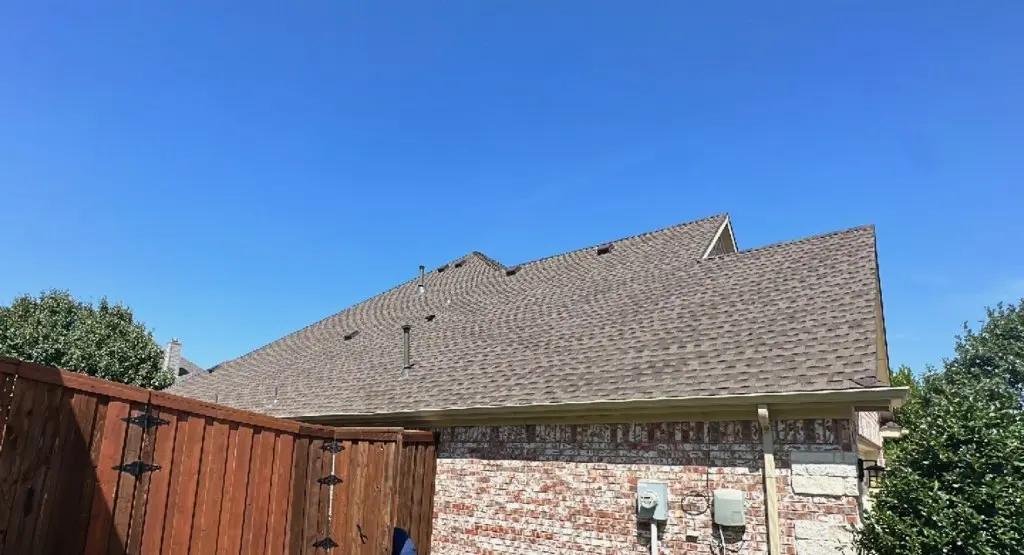 Completed roof replacement project in Arvin